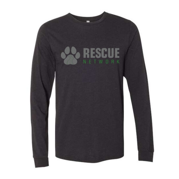 Bella & Canvas Unisex Heather CVC Long Sleeve Tee - Printed Logo Thumbnail