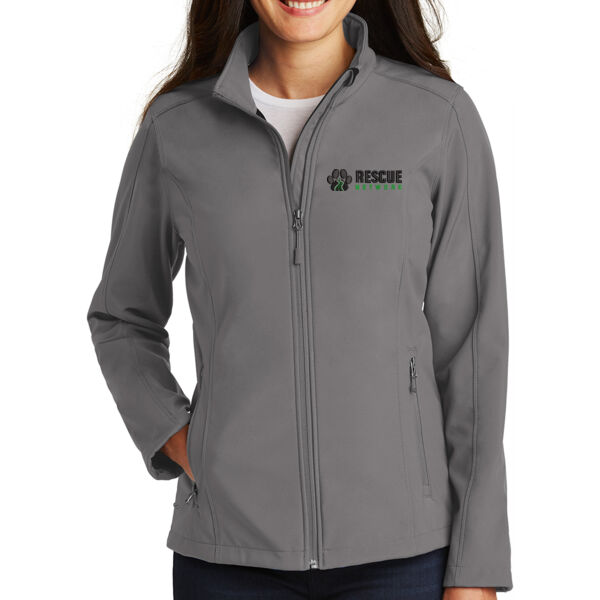 Port Authority Ladies Core Soft Shell Jacket - Embroidered Logo Thumbnail