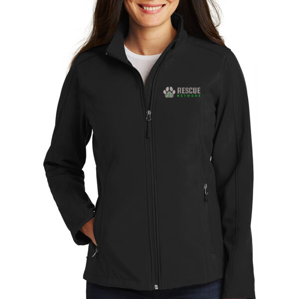 Port Authority Ladies Core Soft Shell Jacket - Embroidered Logo Thumbnail