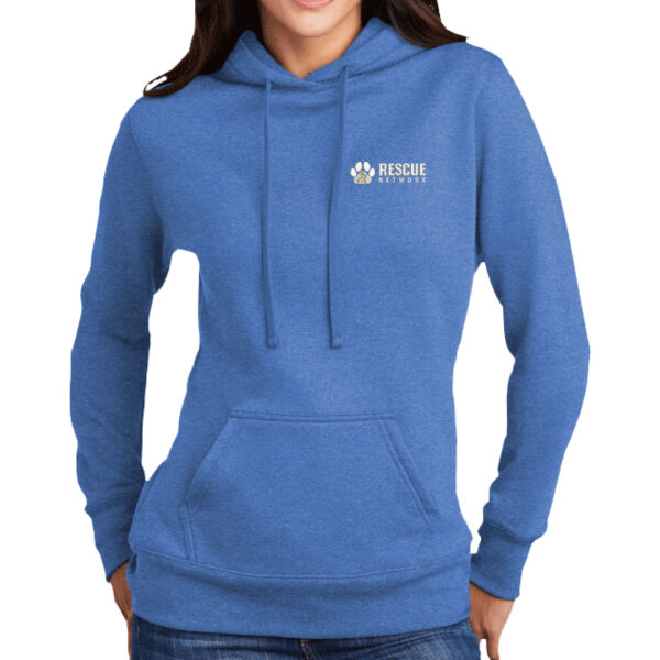 Port & Company Ladies Core Fleece Pullover Hooded Sweatshirt - Embroidered Logo Thumbnail