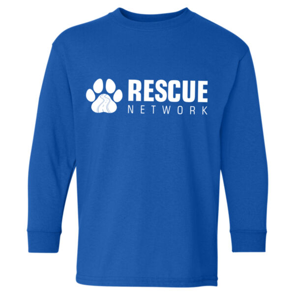 Gildan - Heavy Cotton™ Youth Long Sleeve T-Shirt - Printed Logo Thumbnail