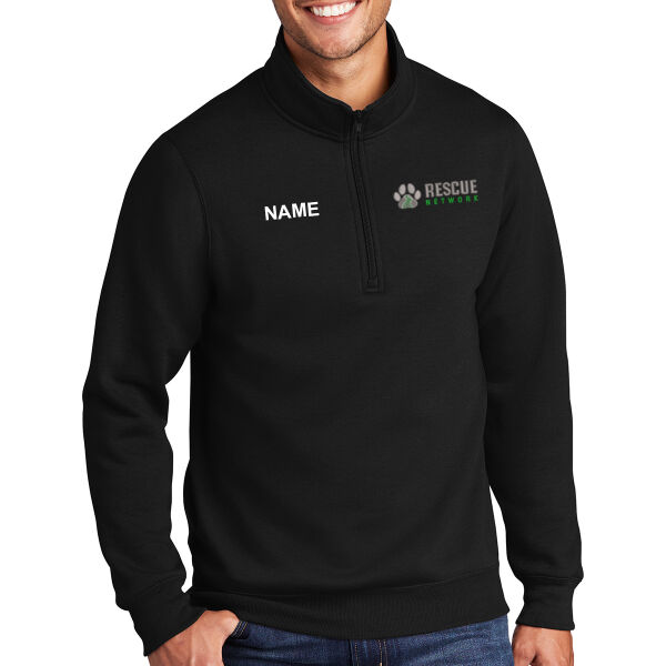 Core Fleece 1/4 Zip Pullover Sweatshirt - Embroidered Logo **Add Name for $5! ** Thumbnail