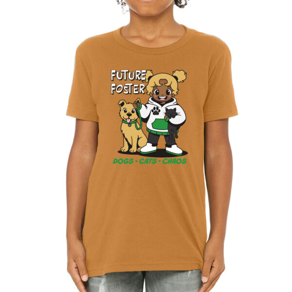 BELLA + CANVAS Youth Jersey Short Sleeve Tee - Printed Logo Thumbnail