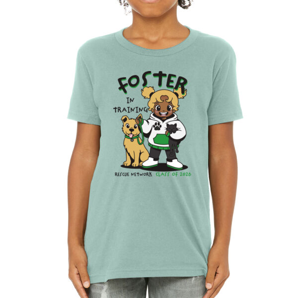 BELLA + CANVAS Youth Jersey Short Sleeve Tee - Printed Logo Thumbnail