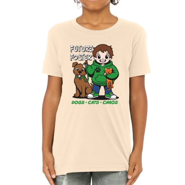BELLA + CANVAS Youth Jersey Short Sleeve Tee - Printed Logo Thumbnail
