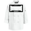 Eight Knot Button Chef Coat with Thermometer Pocket Thumbnail