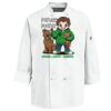 Eight Knot Button Chef Coat with Thermometer Pocket Thumbnail