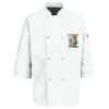 Eight Pearl Button Chef Coat with Thermometer Pocket Thumbnail
