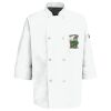 Eight Pearl Button Chef Coat with Thermometer Pocket Thumbnail