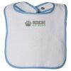 Infant Contrast Trim Terry Bib Thumbnail