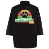 Ten Pearl Button Black Chef Coat Thumbnail