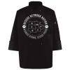 Ten Pearl Button Black Chef Coat Thumbnail