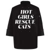 Ten Pearl Button Black Chef Coat Thumbnail