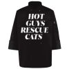 Ten Pearl Button Black Chef Coat Thumbnail