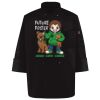 Ten Pearl Button Black Chef Coat Thumbnail