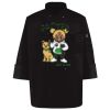 Ten Pearl Button Black Chef Coat Thumbnail