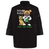 Ten Pearl Button Black Chef Coat Thumbnail